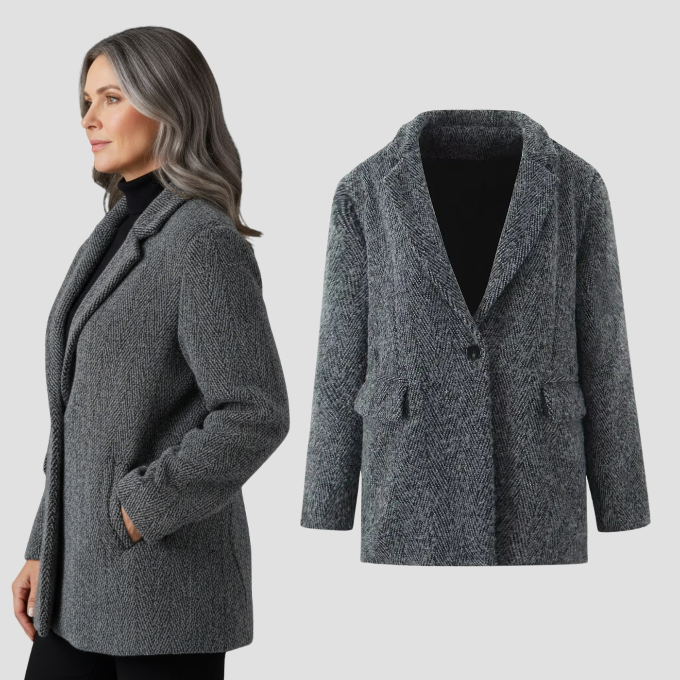MADISYNRAE | CLASSIC WOOL BLEND COAT