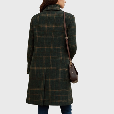 Charlotte | Classic Wool Check Coat