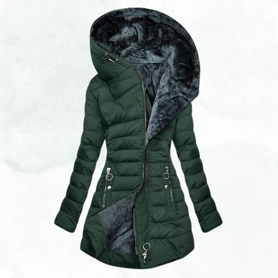Warm Winter Jacket with Cozy Faux-Fur Lining