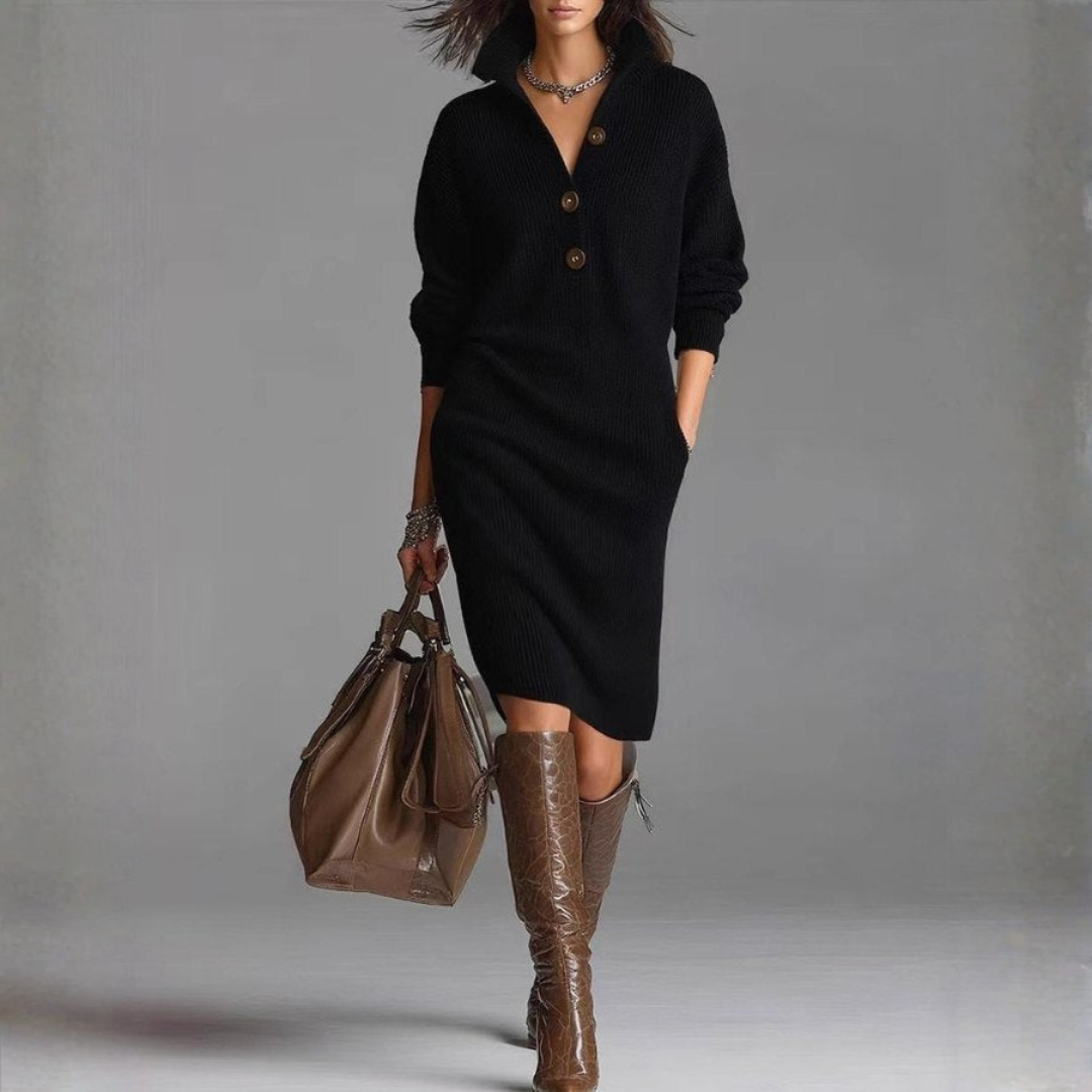 Carmen | Warm Knit Dress, Elegant and Comfortable