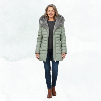 Warm Winter Jacket with Cozy Faux-Fur Lining