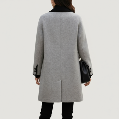 Harper | Elegant Long Wool Coat