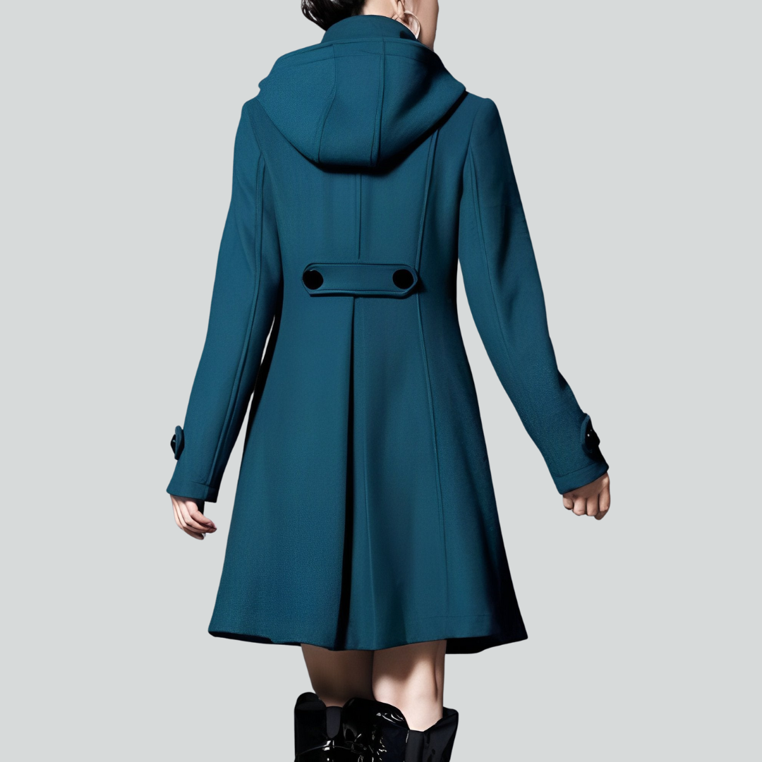 Adella™ | Elegant Hooded Pocket Jacket