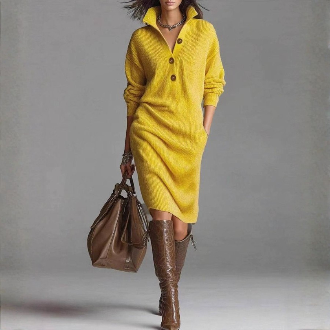 Carmen | Warm Knit Dress, Elegant and Comfortable