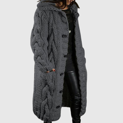 Karina | Elegant Cosy Coat With Tummy Coverage