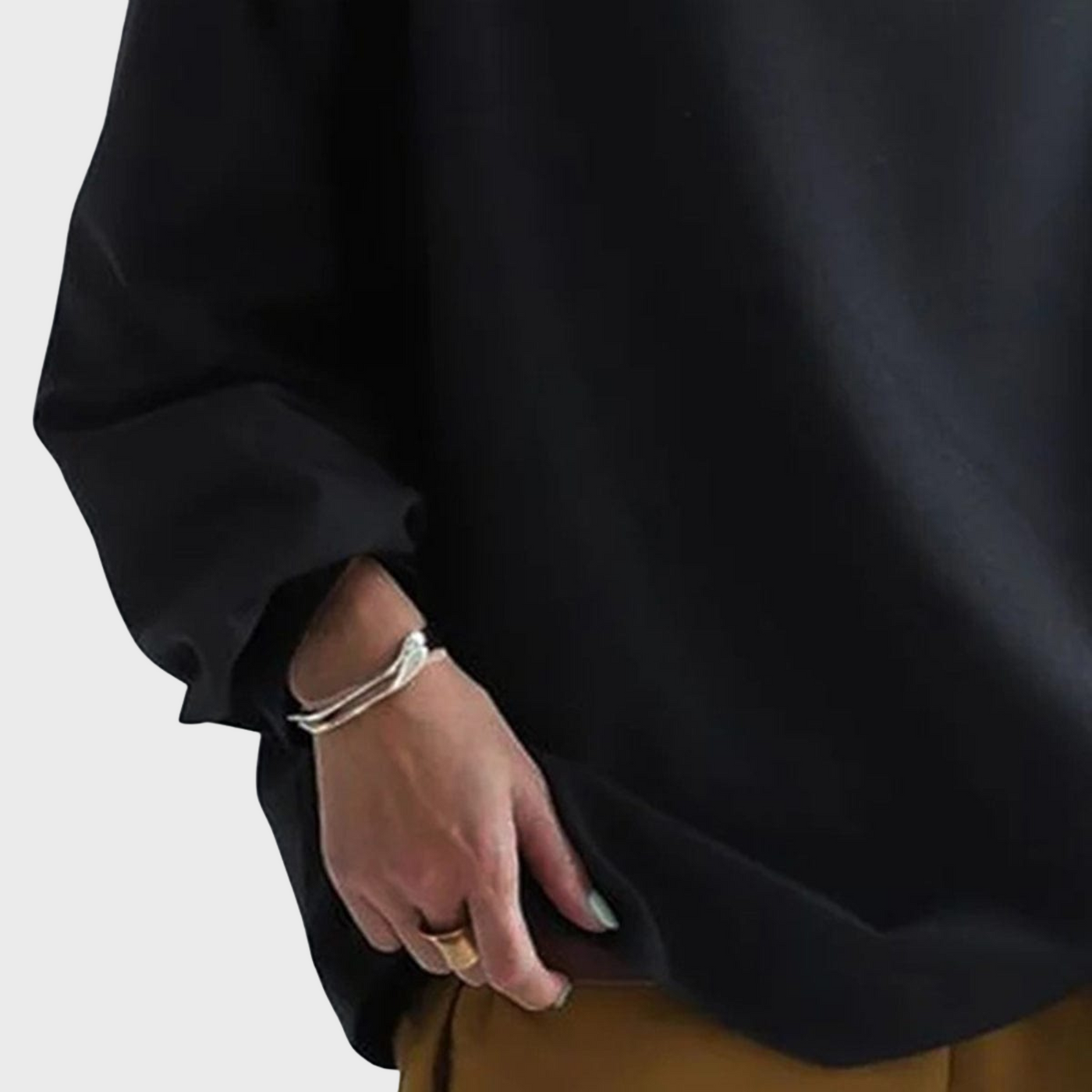 Elly™ | Casual High-Neck Top