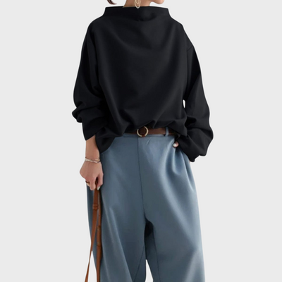 Elly™ | Casual High-Neck Top