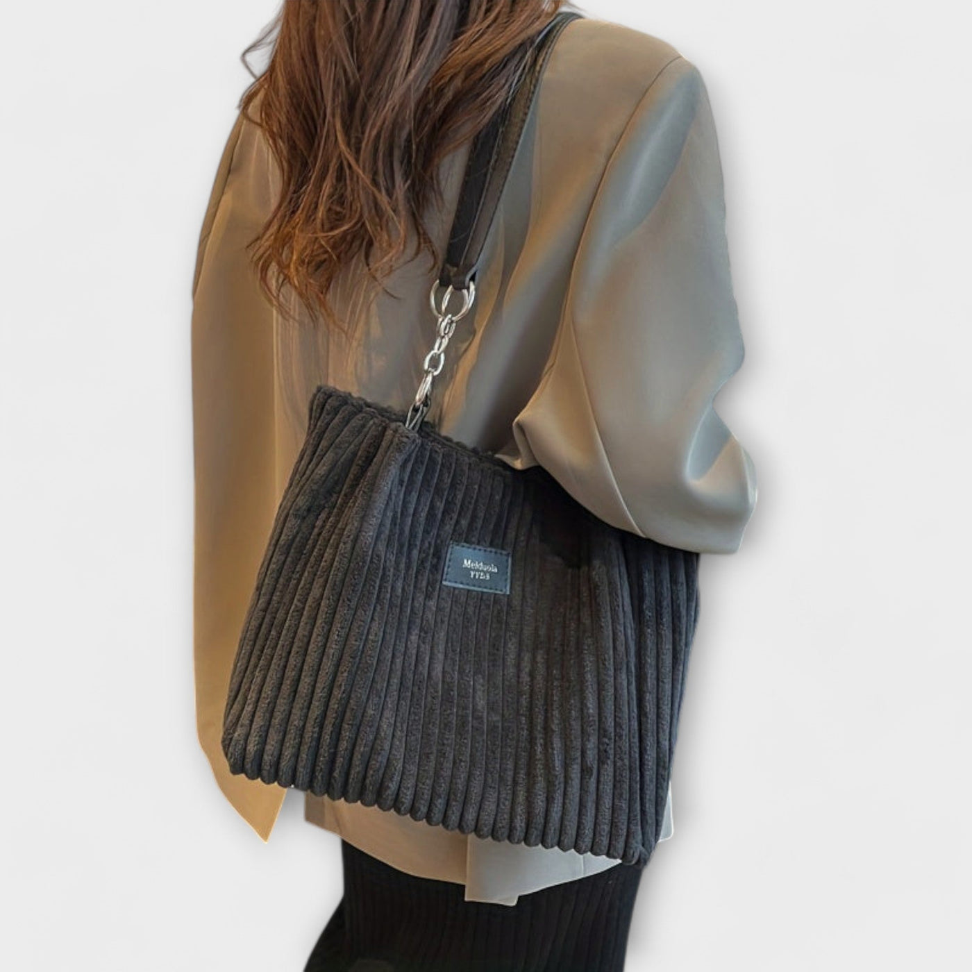 Lucy - Soft Cord Shoulder Bag