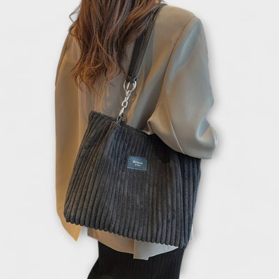 Lucy - Soft Cord Shoulder Bag