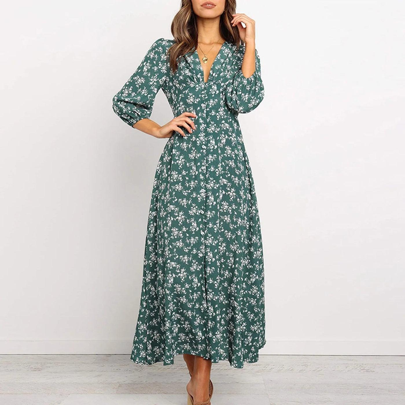 Chloé | Bohemian Floral Maxi Dress