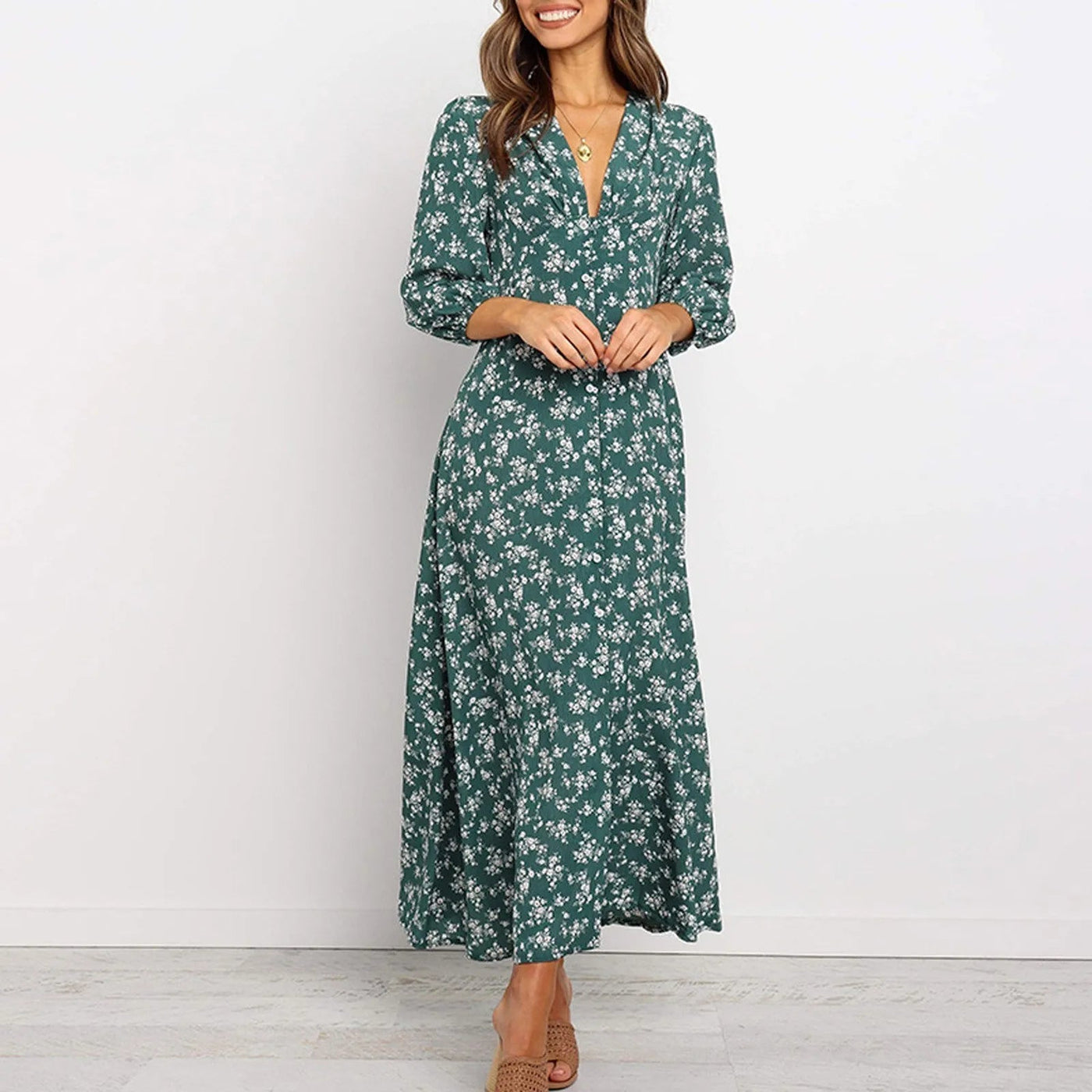 Chloé | Bohemian Floral Maxi Dress