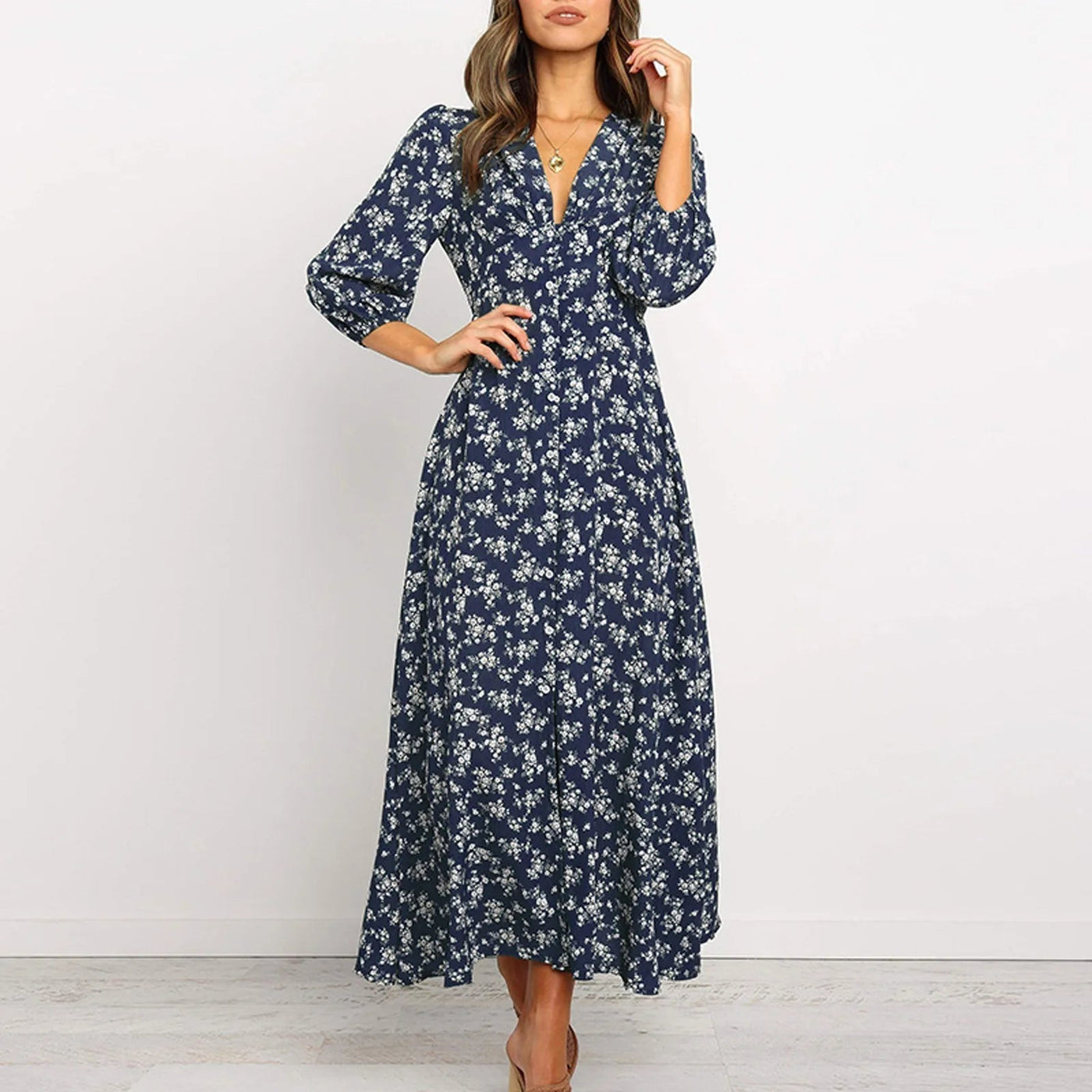 Chloé | Bohemian Floral Maxi Dress