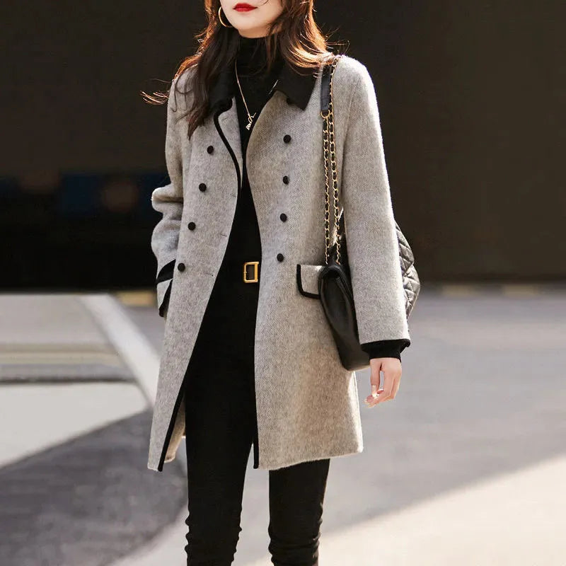 Lillian | Elegant Wool Blend Coat