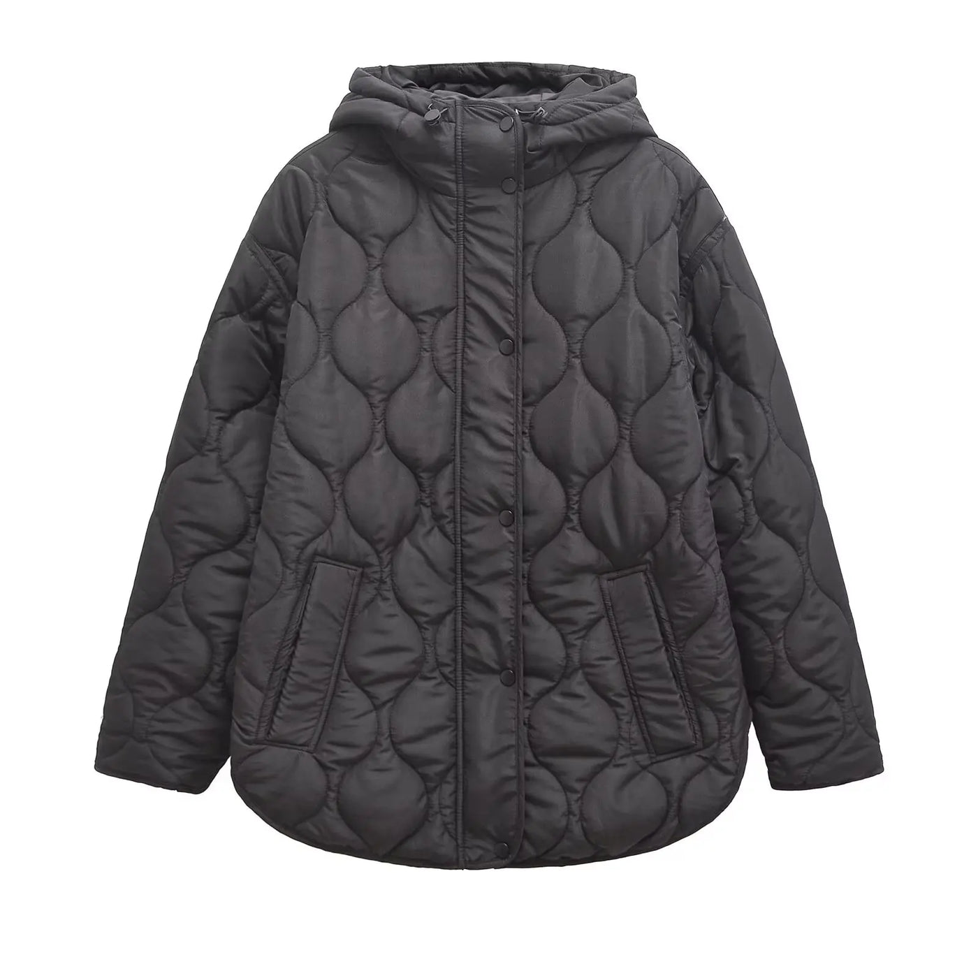 Ellarose | Quilted Comfort Hooded Jacket