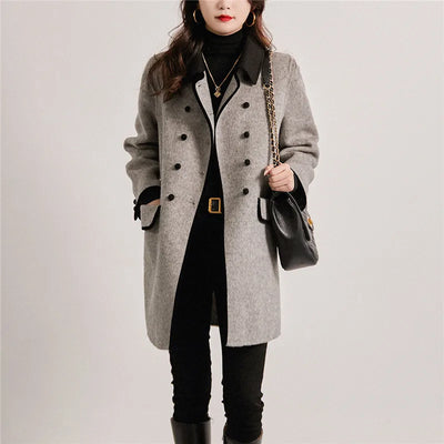 Lillian | Elegant Wool Blend Coat