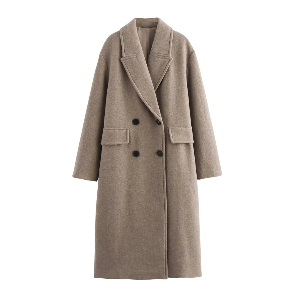 Amara | Oversized Wool Long Coat