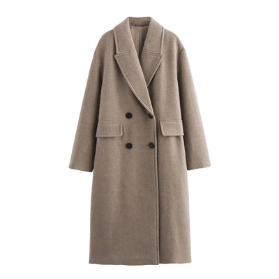 Amara | Oversized Wool Long Coat