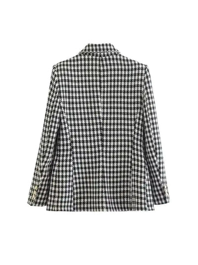 Elowen | Houndstooth Blazer Set