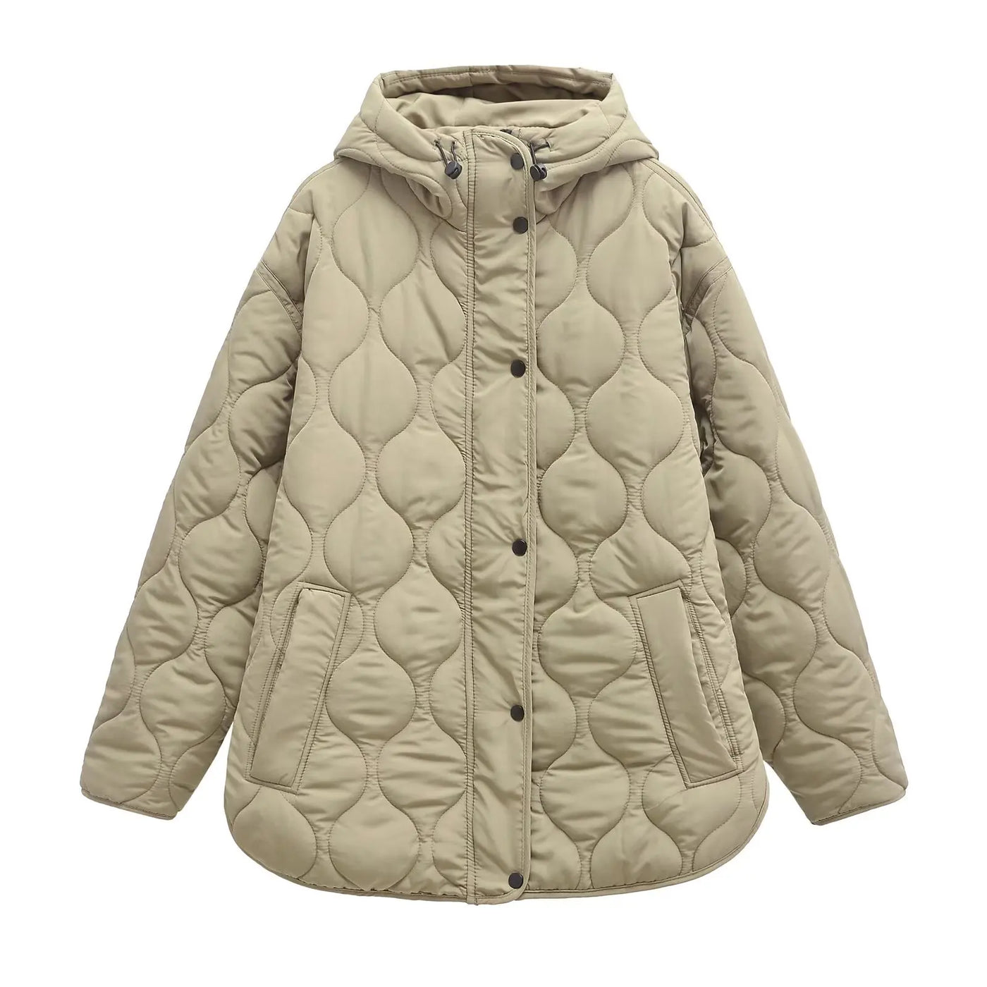 Ellarose | Quilted Comfort Hooded Jacket