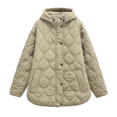 Ellarose | Quilted Comfort Hooded Jacket