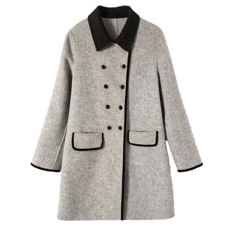 Lillian | Elegant Wool Blend Coat