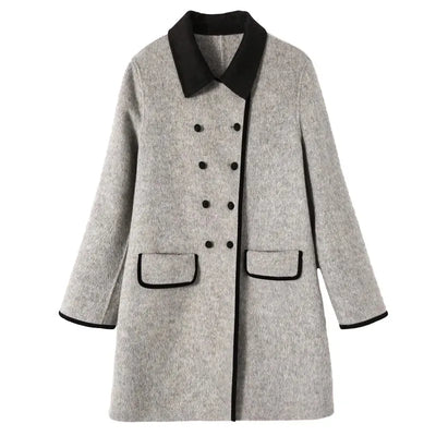 Lillian | Elegant Wool Blend Coat