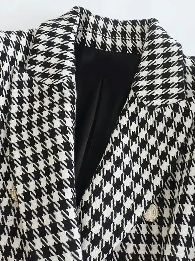Elowen | Houndstooth Blazer Set