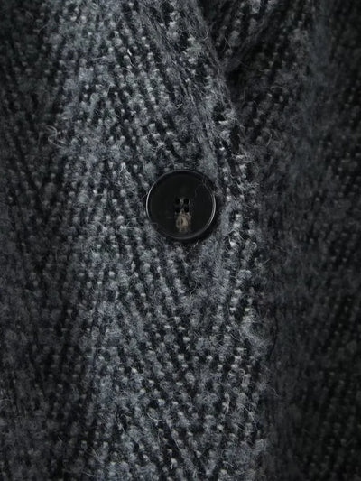 New autumn women's clothing European and American style fashion personality daily versatile loose casual suit woolen jacket