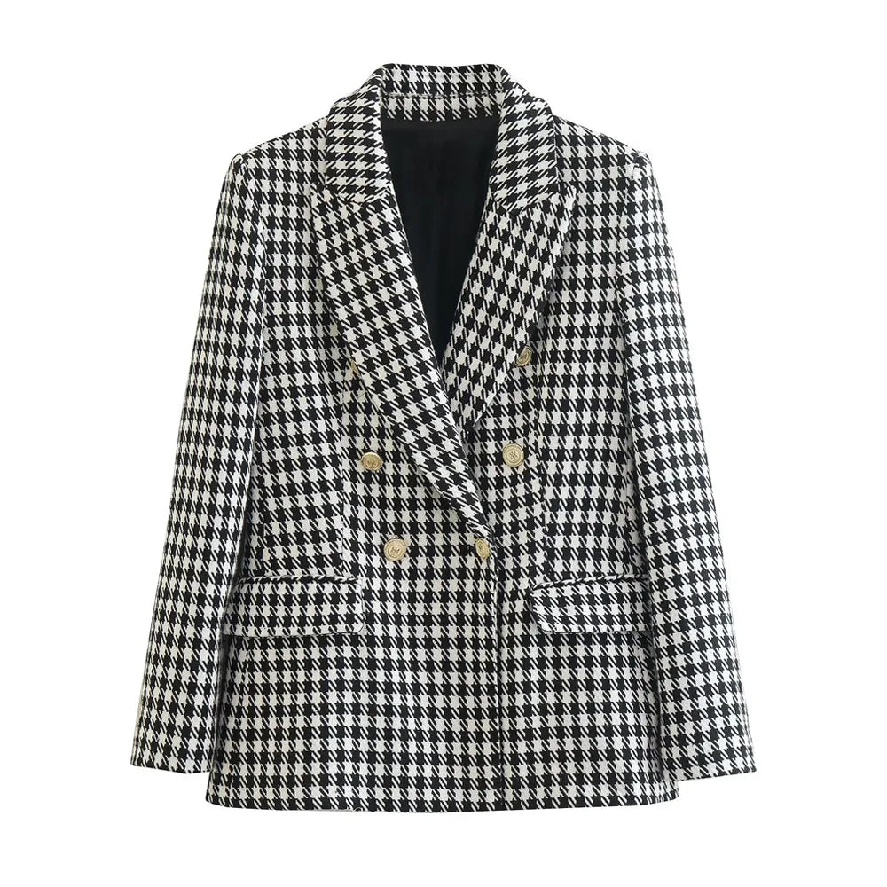 Elowen | Houndstooth Blazer Set