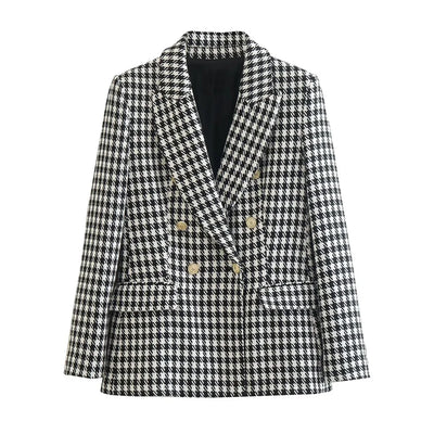 Elowen | Houndstooth Blazer Set