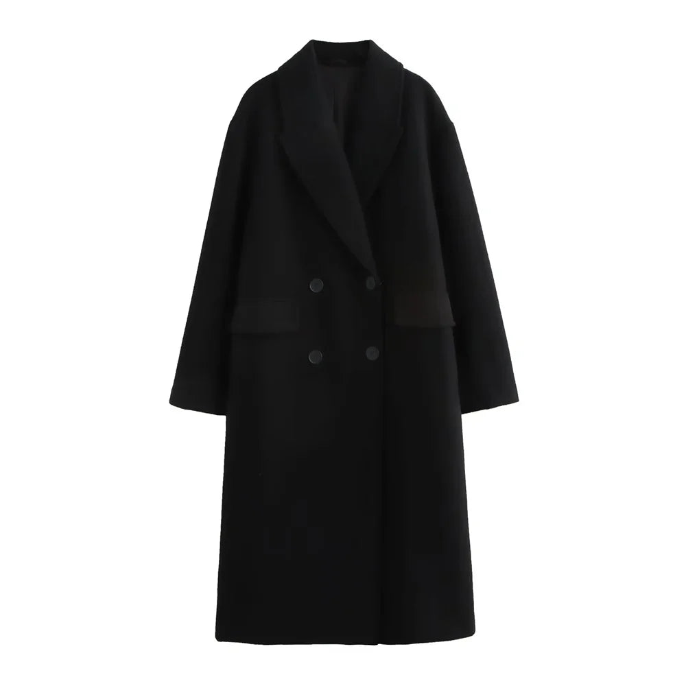 Amara | Oversized Wool Long Coat