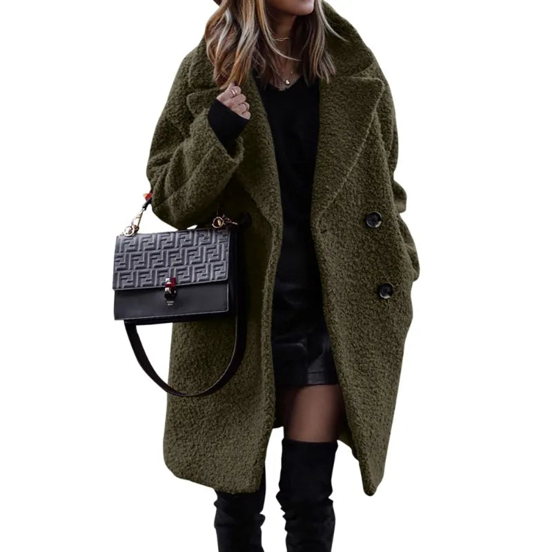 Mae Harper™ | Cozy Oversized Teddy Coat