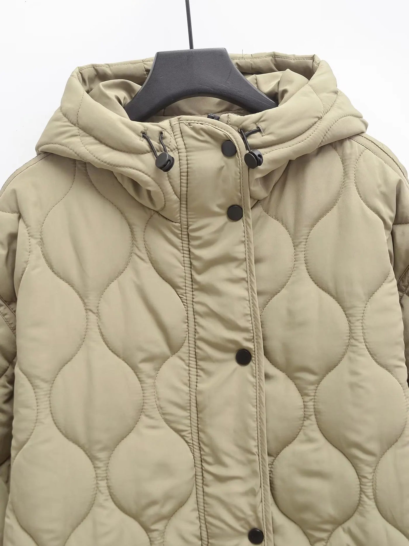 Ellarose | Quilted Comfort Hooded Jacket