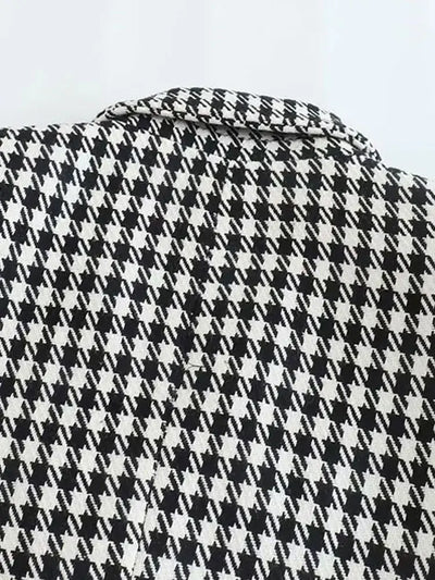 Elowen | Houndstooth Blazer Set