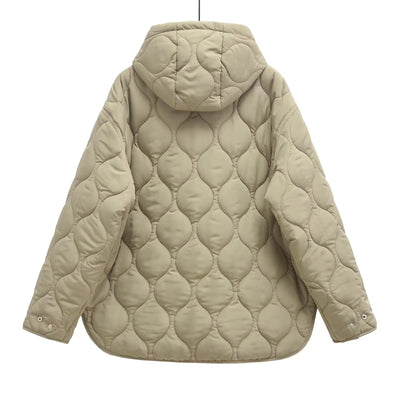 Ellarose | Quilted Comfort Hooded Jacket