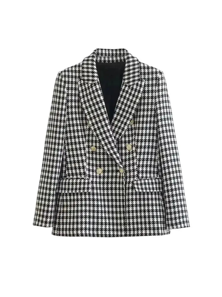 Elowen | Houndstooth Blazer Set