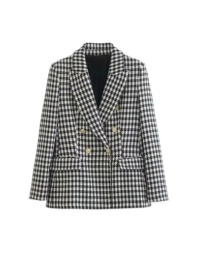 Elowen | Houndstooth Blazer Set
