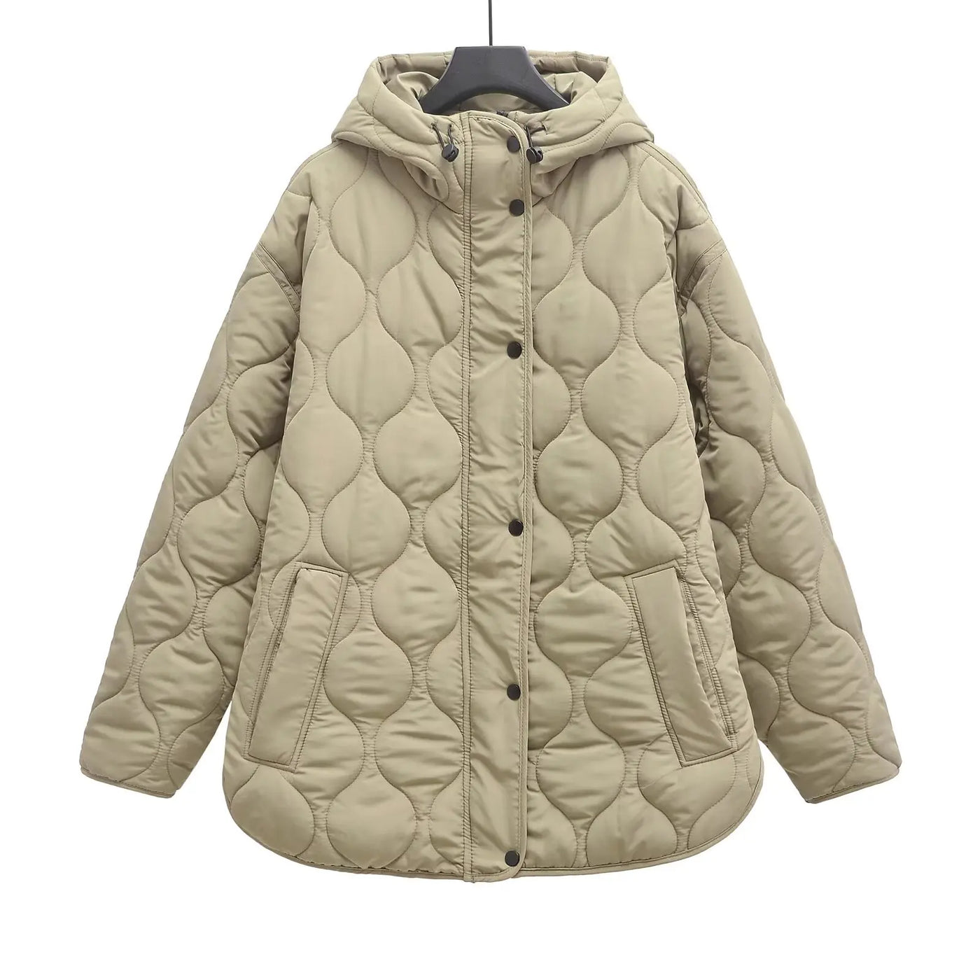 Ellarose | Quilted Comfort Hooded Jacket