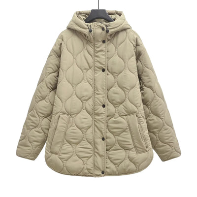 Ellarose | Quilted Comfort Hooded Jacket