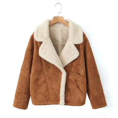Isolde | Shearling Lined Suede Jacket