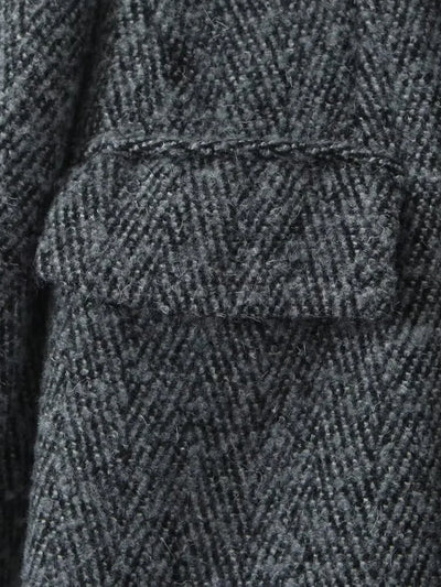 New autumn women's clothing European and American style fashion personality daily versatile loose casual suit woolen jacket