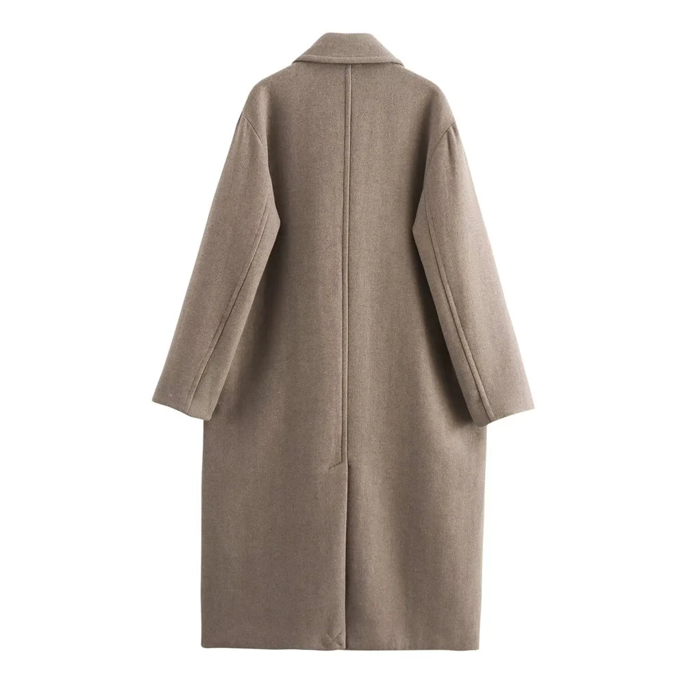 Amara | Oversized Wool Long Coat