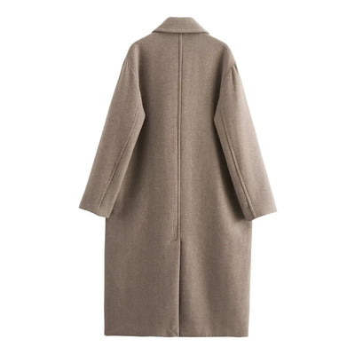 Amara | Oversized Wool Long Coat