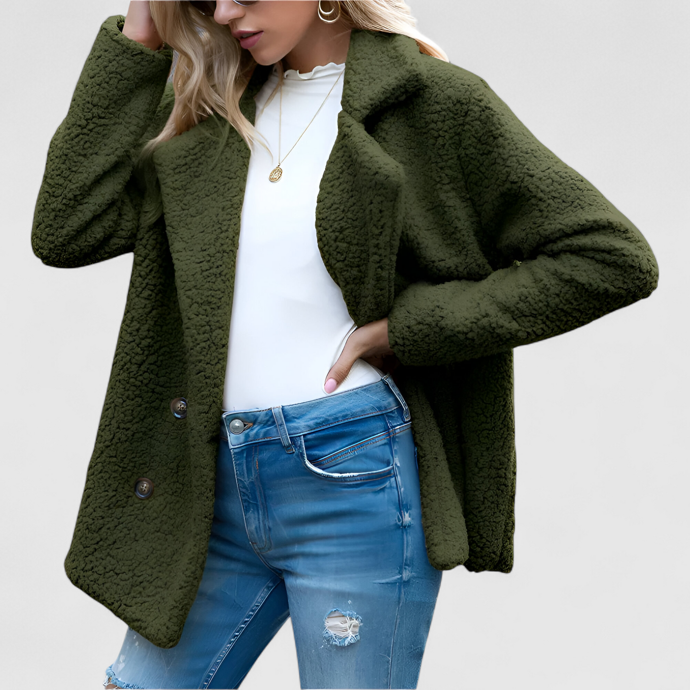 Enora -  Luxe Sherpa Coat