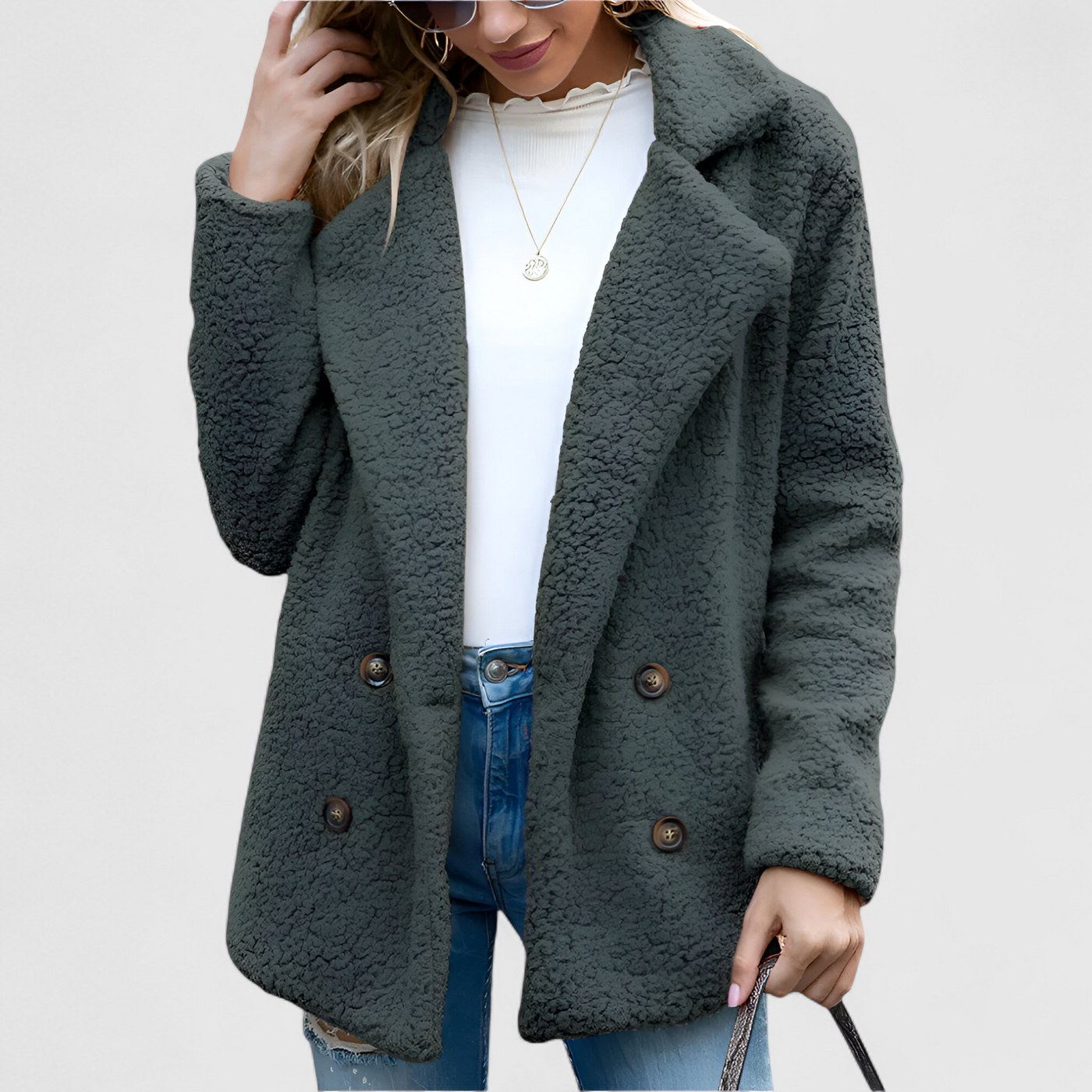 Enora -  Luxe Sherpa Coat