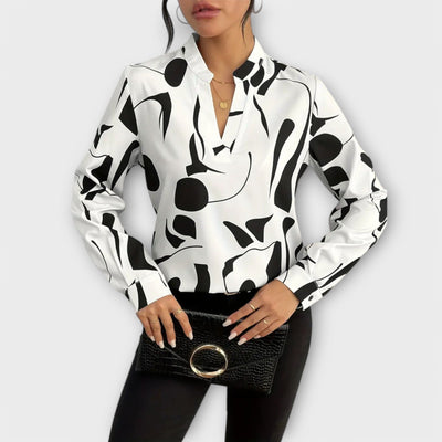Lara™ Elegant Blouse With Design